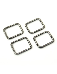 Conjunto de 4 anéis quadrados - Canhão de fuzil 25,4 mm