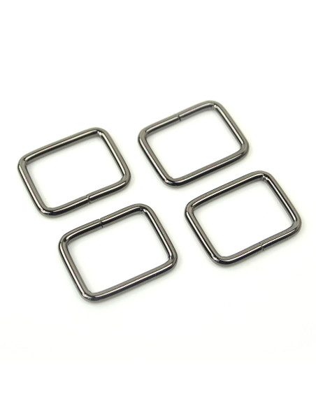 Conjunto de 4 anéis quadrados - Canhão de fuzil 25,4 mm