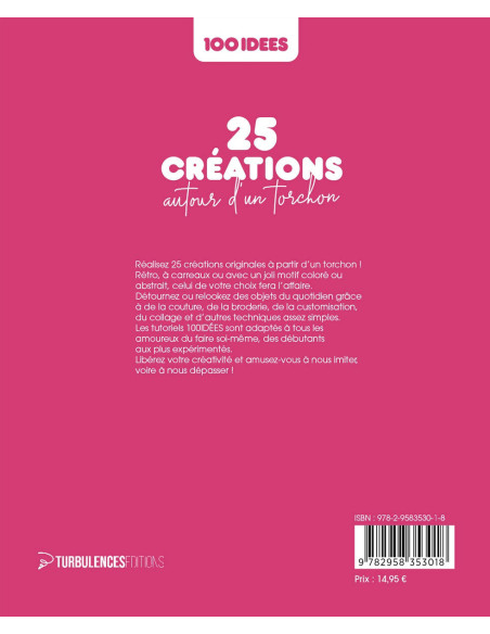 Livro 25 criações em torno de um pano de prato