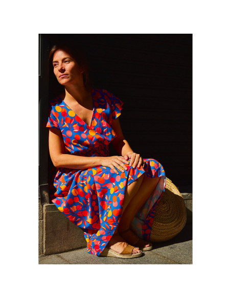 Molde de blusa, saia e vestido Sifnos - Ikatee