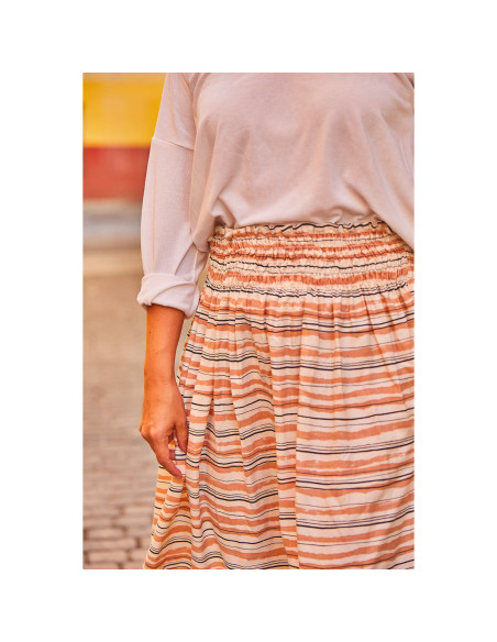 Molde de blusa, saia e vestido Sifnos - Ikatee