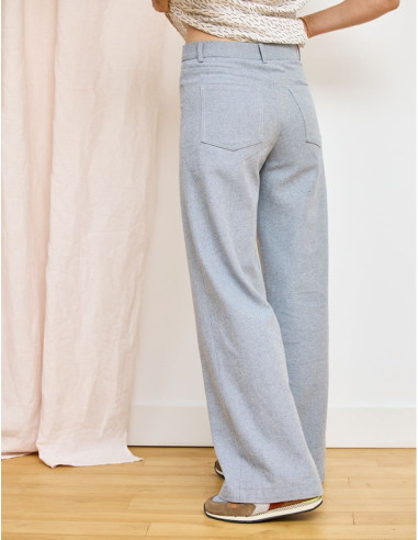 Molde de calça larga California - Atelier Scämmit