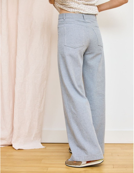 Molde de calça larga California - Atelier Scämmit