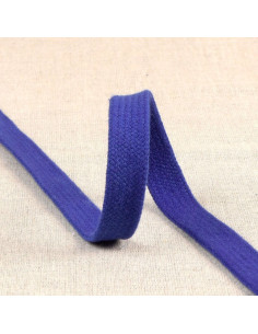 Cordão trançado plano para moletom - Azul royal