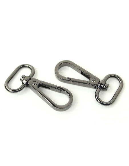 Conjunto de 2 mosquetões de metal - Cano de fuzil 19 mm