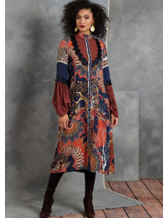 Molde de vestido e túnica - Vogue 1904