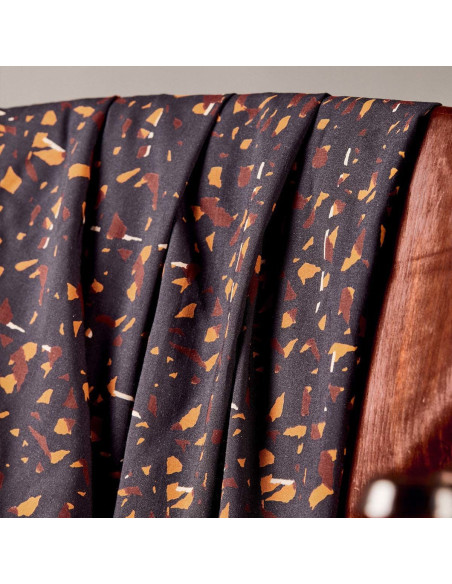 Tecido modal de viscose Candy Rock Tender Toffee - Atelier Brunette