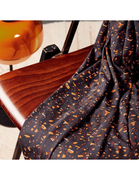 Tecido modal de viscose Candy Rock Tender Toffee - Atelier Brunette