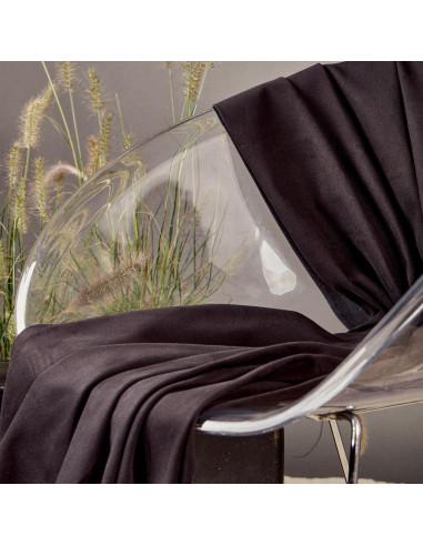 Tecido gabardine de algodão Black - Atelier Brunette