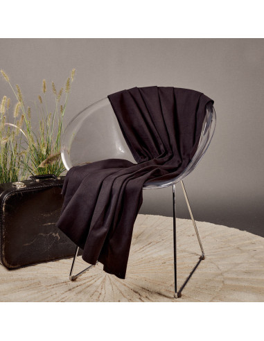 Tecido gabardine de algodão Black - Atelier Brunette