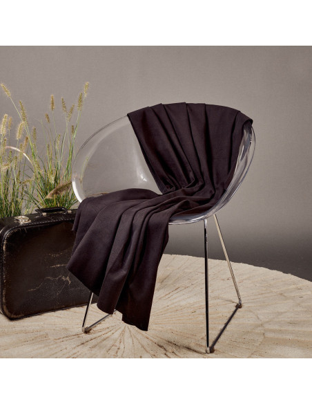 Tecido gabardine de algodão Black - Atelier Brunette