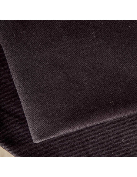 Tecido gabardine de algodão Black - Atelier Brunette