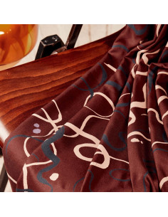 Tecido viscose Misty Rust - Atelier Brunette
