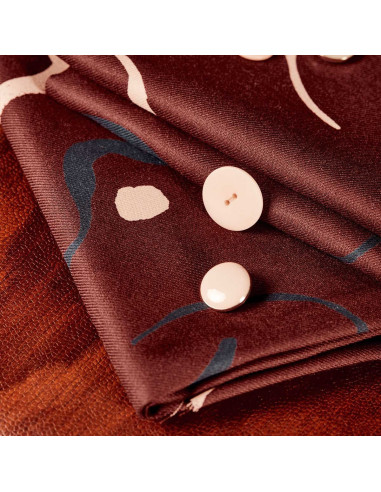 Tecido viscose Misty Rust - Atelier Brunette
