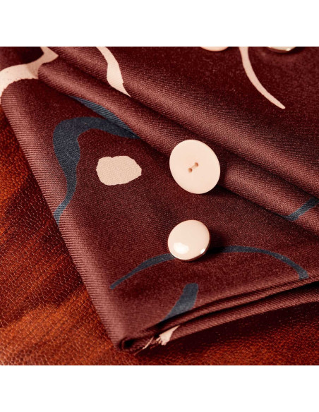 Tecido viscose Misty Rust - Atelier Brunette