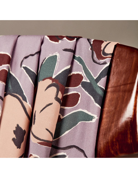 Tecido viscose Peony Divine Parma - Atelier Brunette