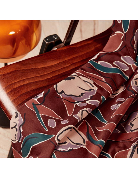 Tecido viscose Peony Rust - Atelier Brunette