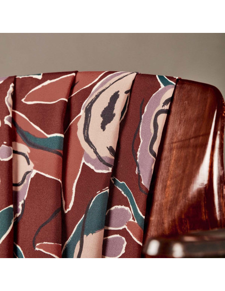 Tecido viscose Peony Rust - Atelier Brunette