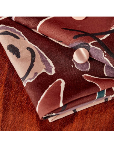 Tecido viscose Peony Rust - Atelier Brunette