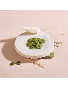 Botão Classic Mat - Folha de Matcha