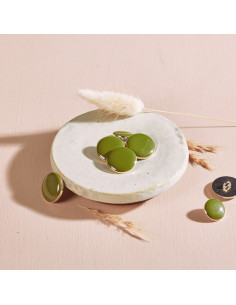 Bouton Dotty - Folha de Matcha
