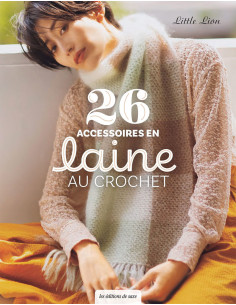 Livro 26 acessórios de lã em crochê