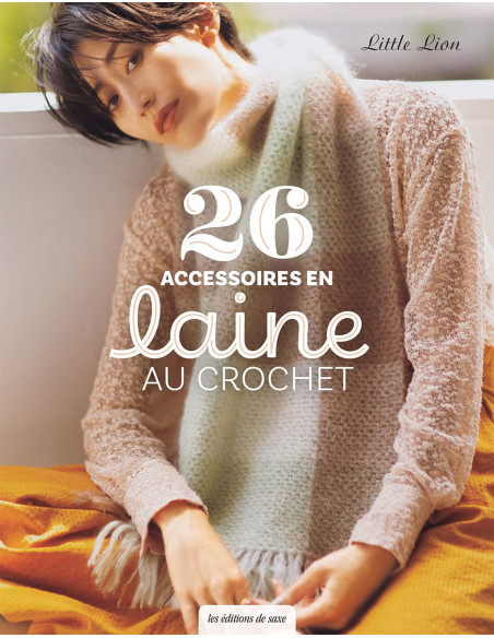 Livro 26 acessórios de lã em crochê