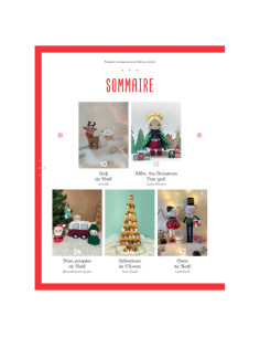 Livro de bonecas e amigurumis de Natal em crochê 2