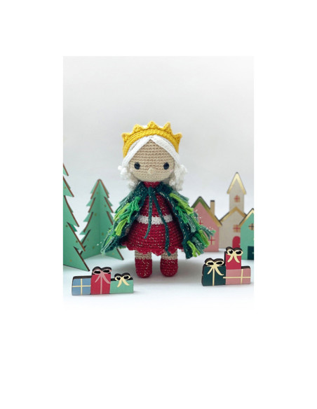Livro de bonecas e amigurumis de Natal em crochê