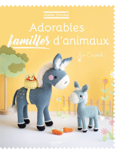 Livro de oficina de crochê - Adoráveis famílias de animais