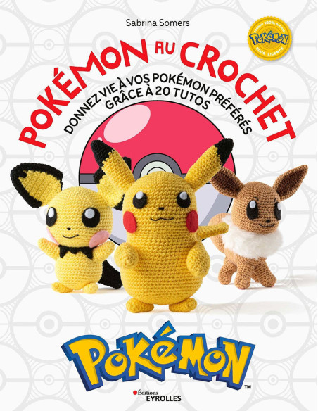 Livro de Pokémon em crochê
