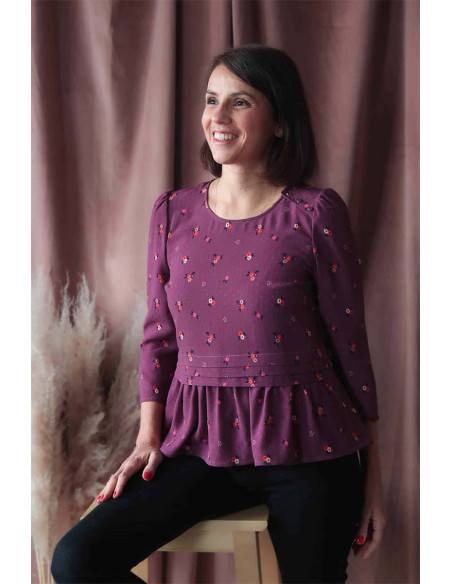 Tecido crepe de viscose Rêverie - Lise Tailor