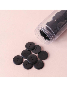 Botão Sparkle 2 furos - Preto 2