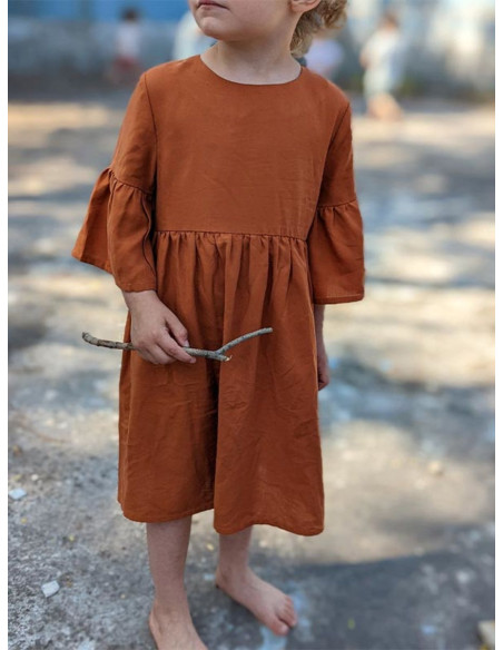 Padrão de vestido boêmio Linotte - Marmaï Patterns