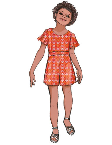 Molde de vestido, macacão e jardineira - Butterick 6908