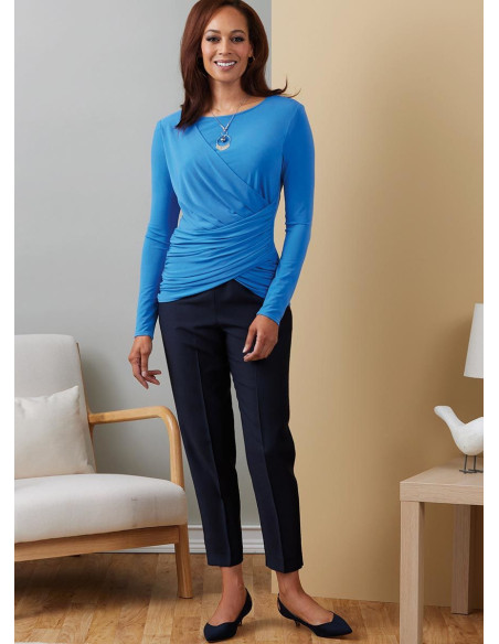 Padrão de top em tricô - Butterick 6909
