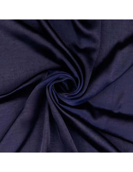Tecido cetim deluxe toque de seda - Azul marinho