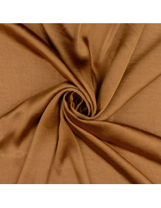 Tecido cetim deluxe toque de seda - Ocre