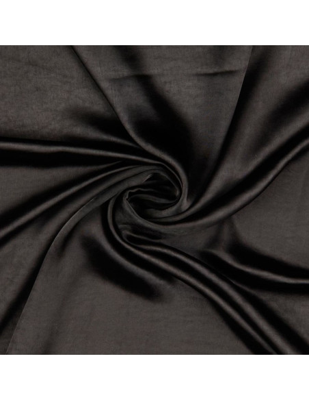 Tecido cetim deluxe toque de seda - Preto