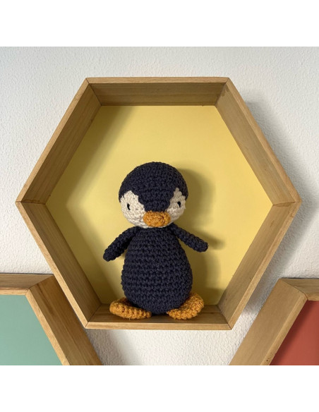 Kit de crochê - Frosty o pinguim