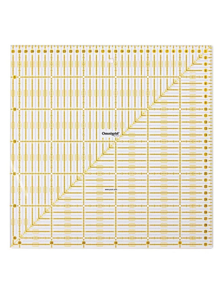 Régua patchwork Omnigrid universal 31,5 x 31,5 cm