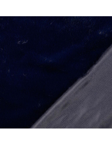 Tecido de pele falsa - Azul marinho