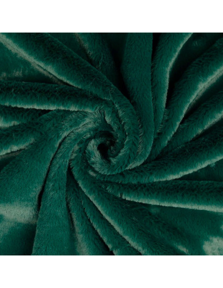 Tecido de pele falsa - Verde floresta