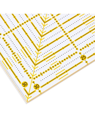 Régua patchwork Omnigrid universal 31,5 x 31,5 cm