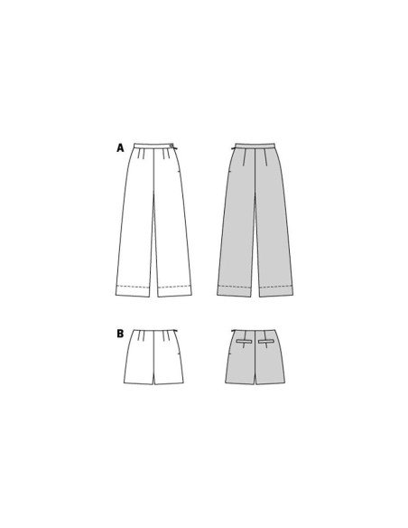 Molde de calça - Burda 5898