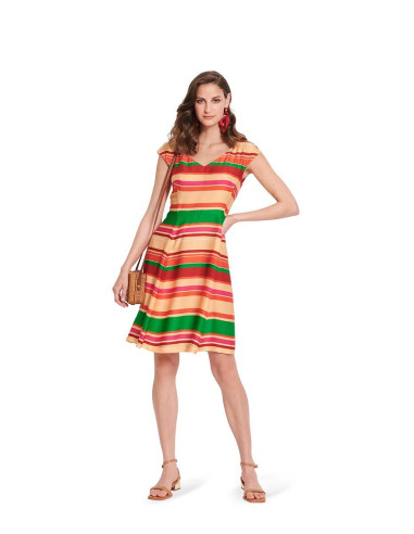 Molde de vestido - Burda 5901