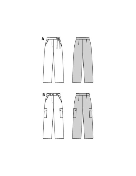 Molde de calça - Burda 5902