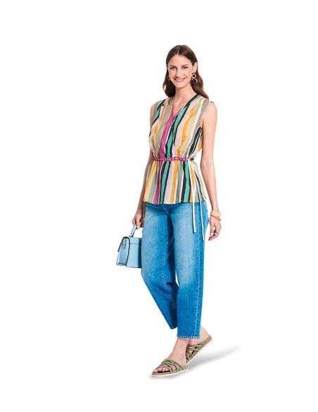 Molde de macacão e blusa - Burda 5914