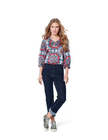 Molde de blusa - Burda 5924