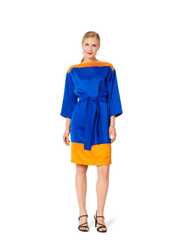 Molde de vestido - Burda 5925